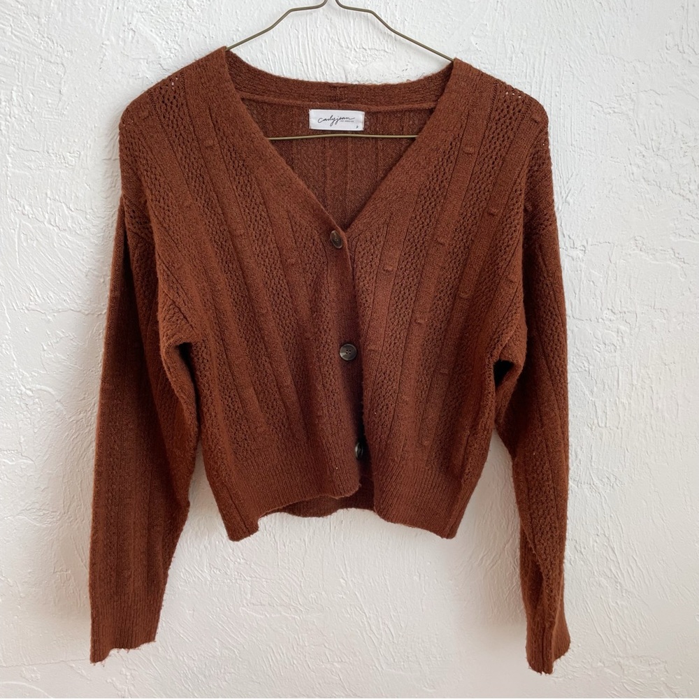 CJLA Fall Cropped Cardigan